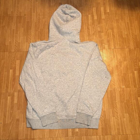 GAP Gray Mountain Forest Logo Hoodie Medium Pullover Sweatshirt - Picture 4 of 4